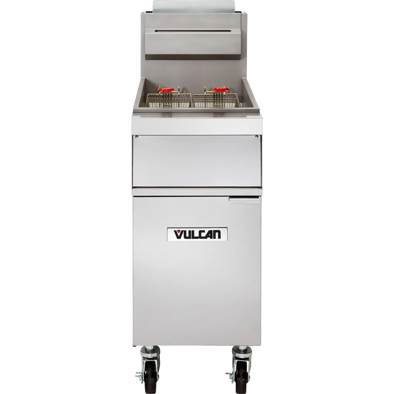 Vulcan 1GR85M-QS-PLATINUM 21" Quick Ship Freestanding Full Pot Gas Deep Fryer, 85-90 lbs, 150.000 BTU