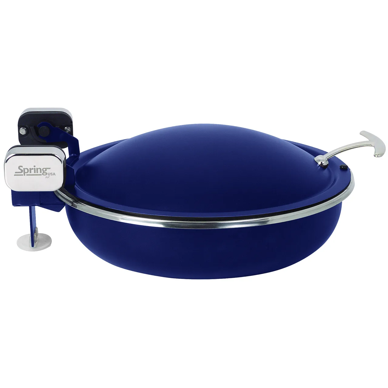 Spring USA 2382-487/36 Sauteuse, 15-1/4" Dia x 6" H, Round Black Pearl, 1-1/4-4 Qt., Induction Ready