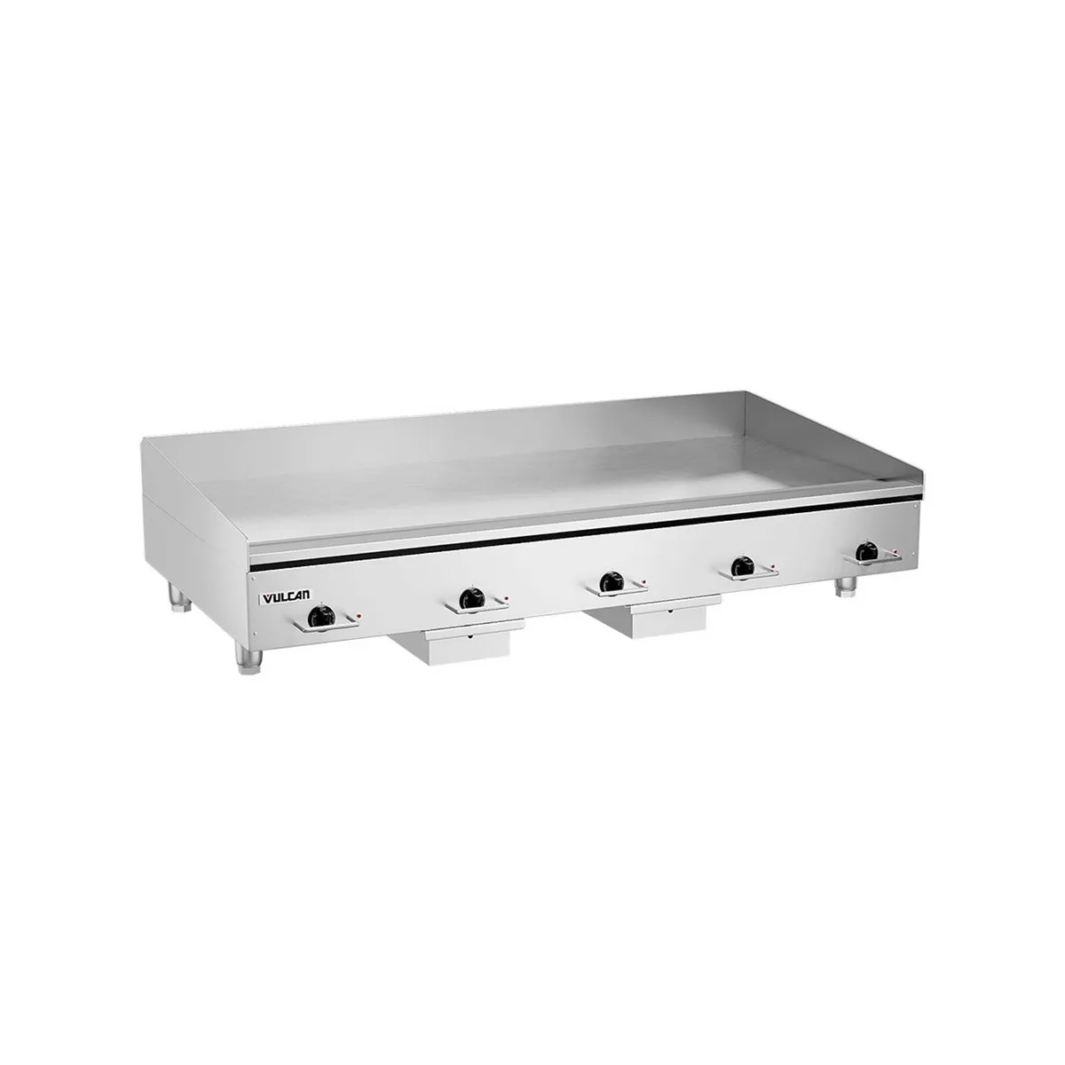 Vulcan HEG60E 60" Countertop Electric Griddle with 60" x 24" Surface, 3/4" Steel Plate, Thermostatic Controls