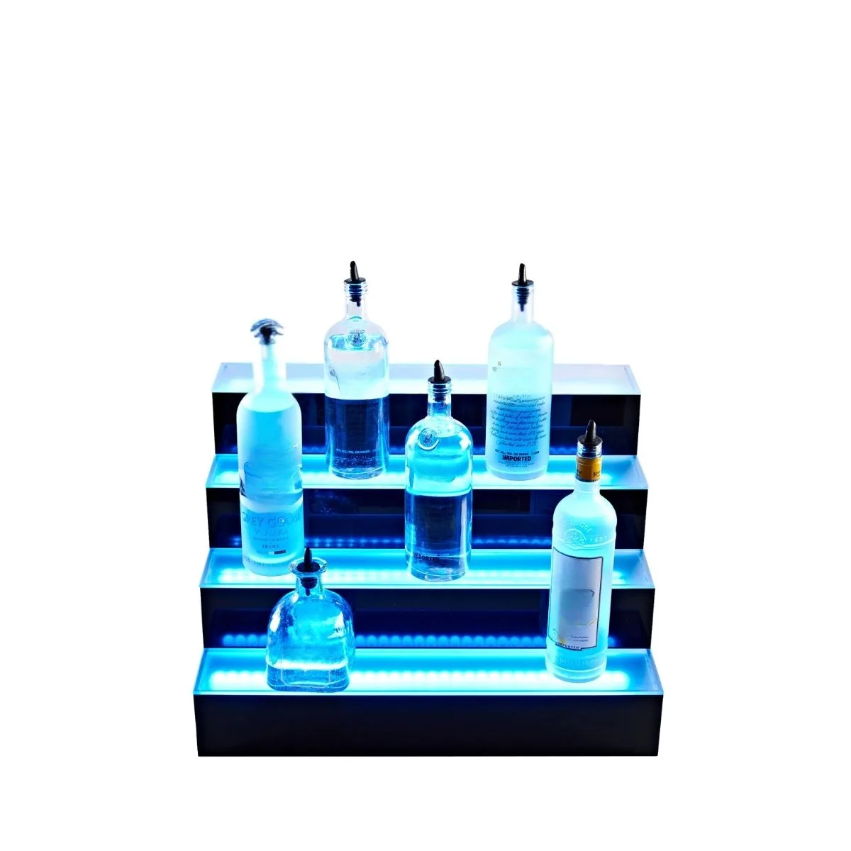 Beverage Air LBD3-36L 36" Three Tier Lighted Liquor Display, 27 Bottles