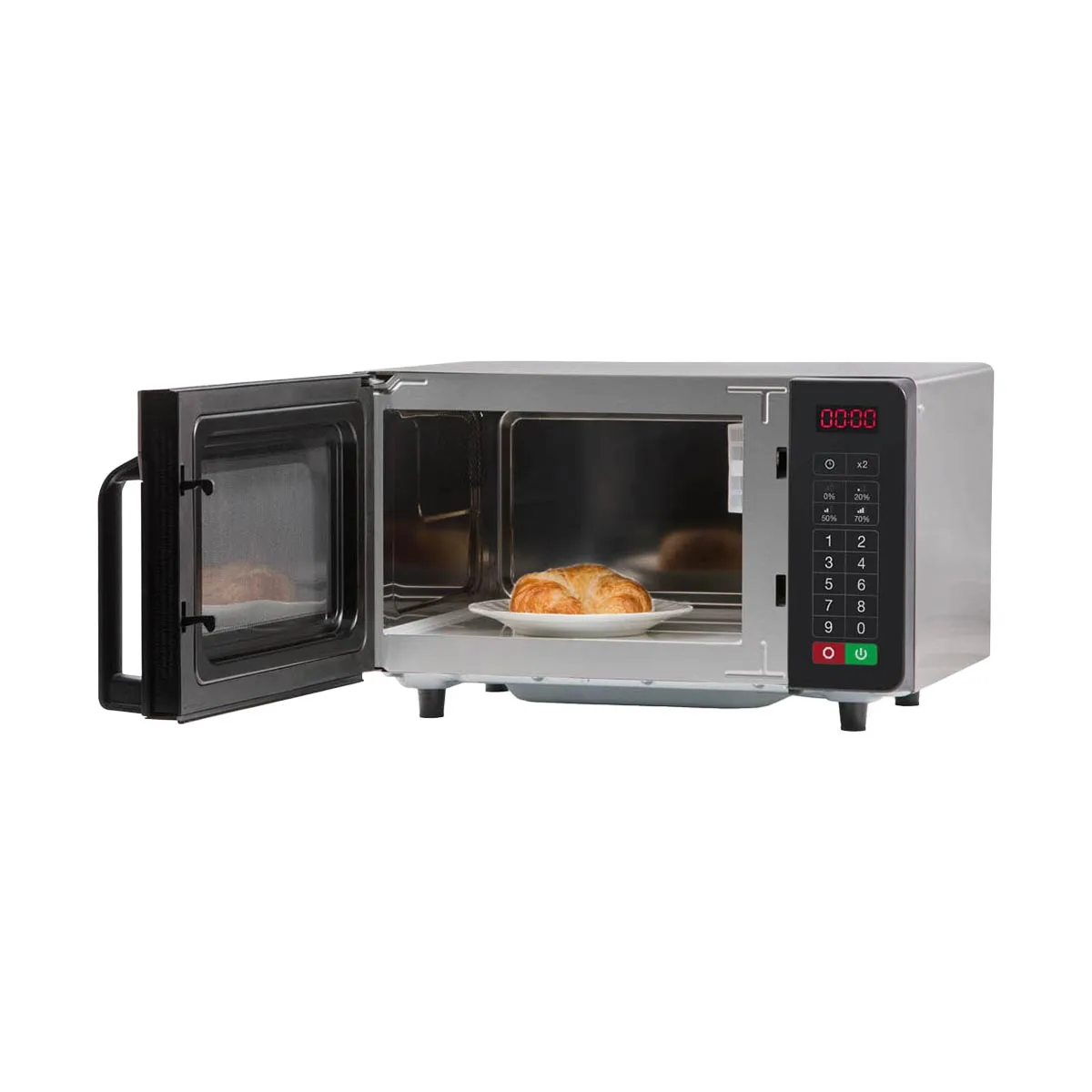 Amana RMS10TSA 1000W Low Volume Commercial Microwave Oven, 0.8 Cu. Ft., Touchpad, 120V