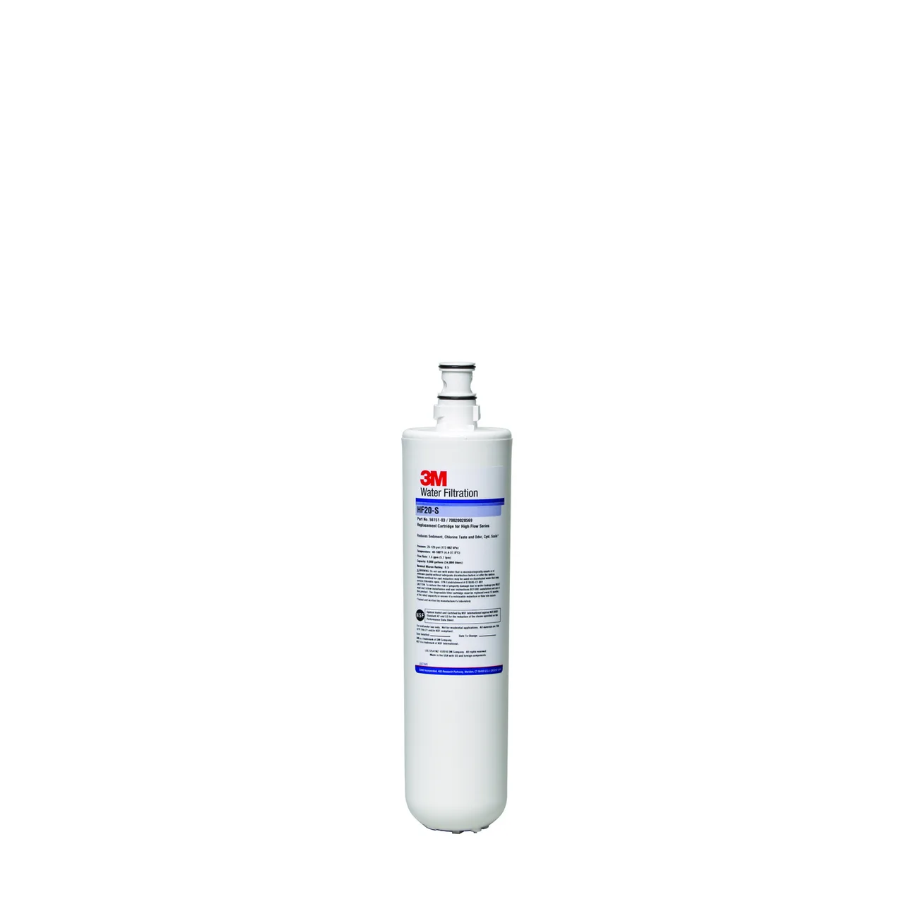 Atosa USA HF20-S 3M™ Water Filtration Products Replacement Cartridge, 9000 gals. Capacity