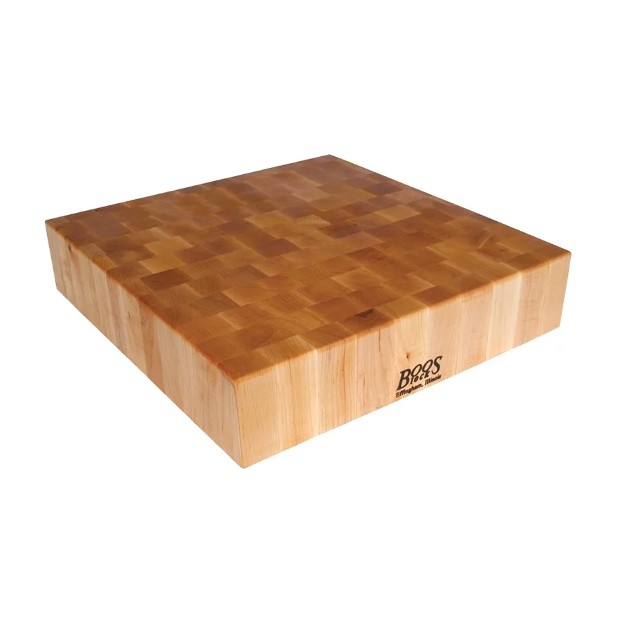 John Boos BB04 - 40"x30"x6" End Grain Board, Maple, Oil 25"-30" Short, 37"-42" Long Rect