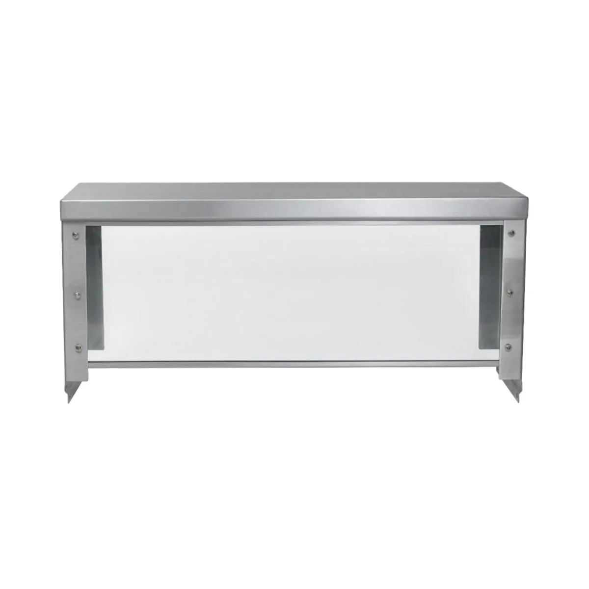 Klinger's Trading KSS5 78" Stainless Steel (5) Pan Units with Lexan® Horizontal Panel Serving Guard - Open box