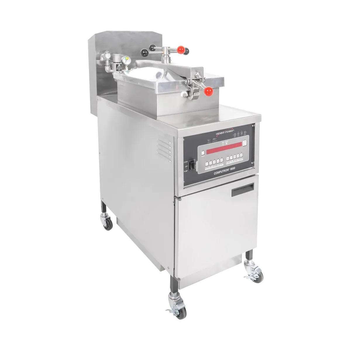Henny Penny PFG600.07 Gas Pressure Fryer w/ 43-lb Oil Capacity, Rectangular Frypot, 12 PSI