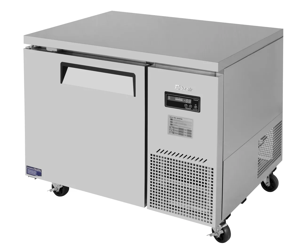 Turbo Air JUF-44D-N 44" 1-Section Undercounter Freezer w/ 1 Door, 11 cu. ft.