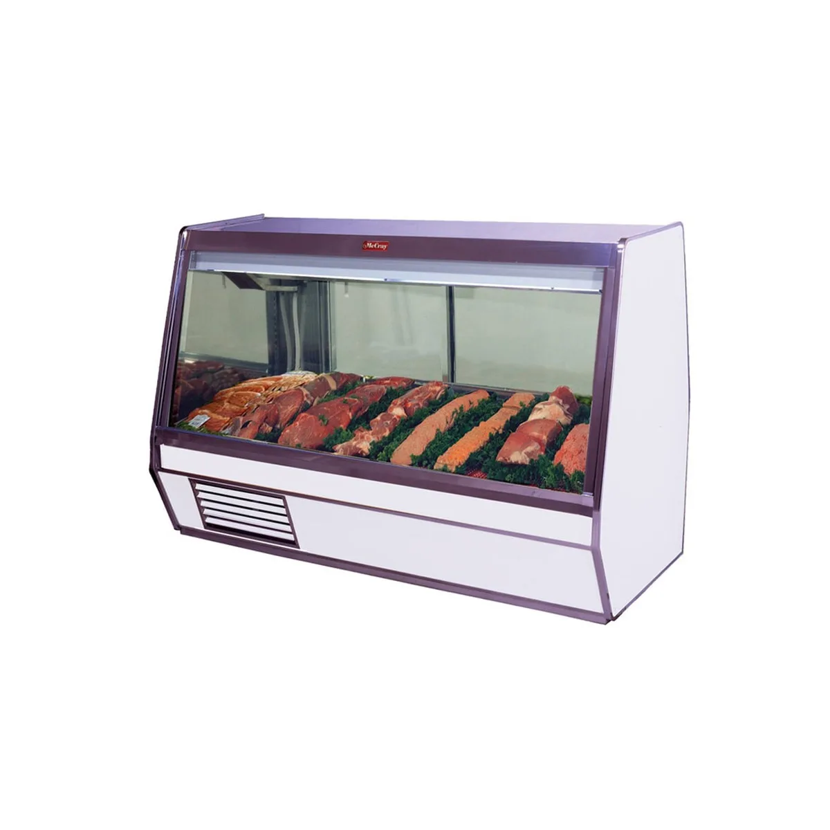 Howard-McCray SC-CMS32E-6-S-LED 74" Single Duty Flat Refrigerated Meat Display Case