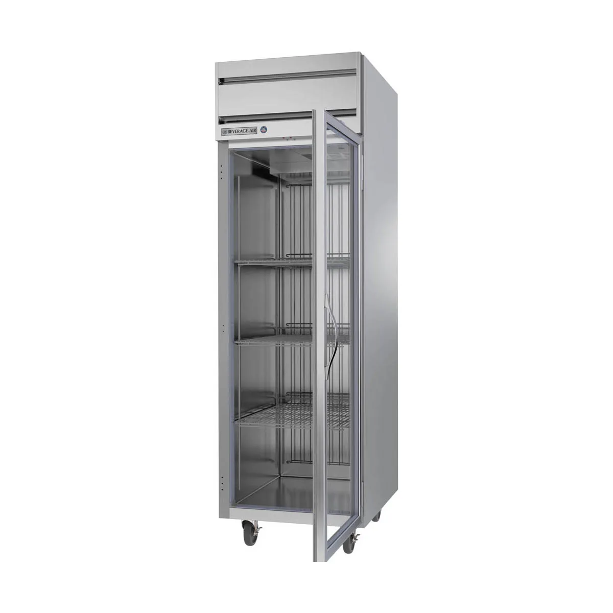Beverage Air HFS1HC-1G 26" 1-Glass Door Reach-In Freezer, Top Mounted, 21 cu. ft., Stainless Steel Front