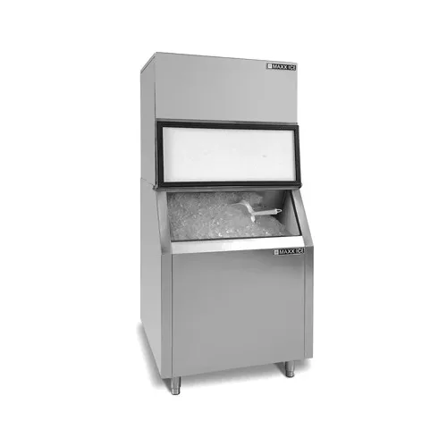 Maxx Ice MIM600-B580 Cube Ice Maker, 30" Width, 602 Lb/Day, Steel Air‑Cooled, 580 Lb Bin, 230V 9.85A