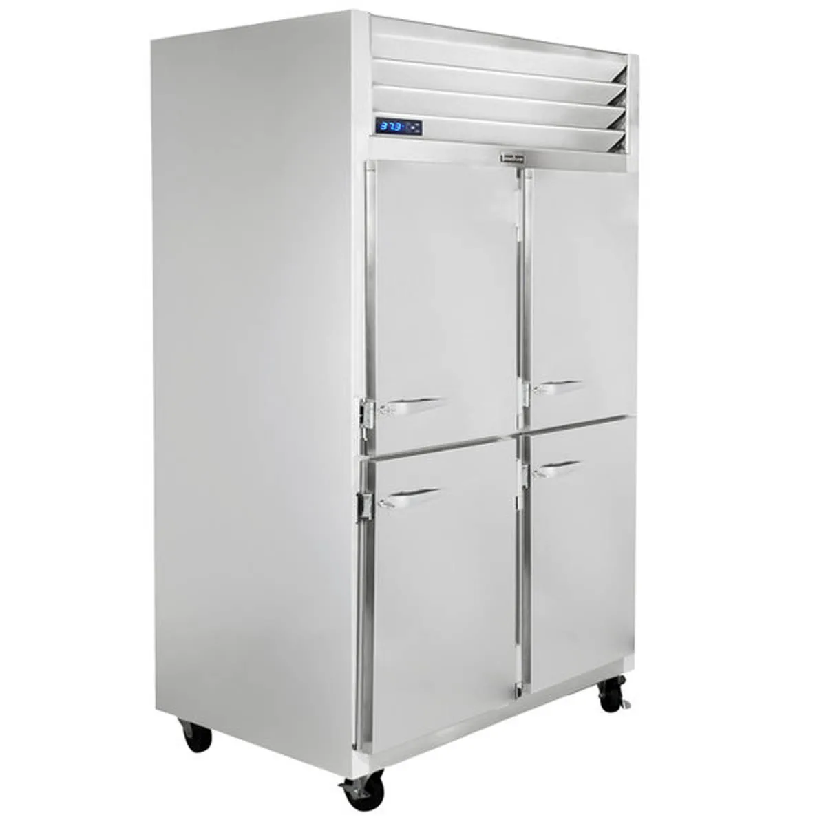 Traulsen G20002-032 52" 2-Section Reach-In Refrigerator w/ 4 Solid Half-Doors (hinged right/right), 46 cu. ft.
