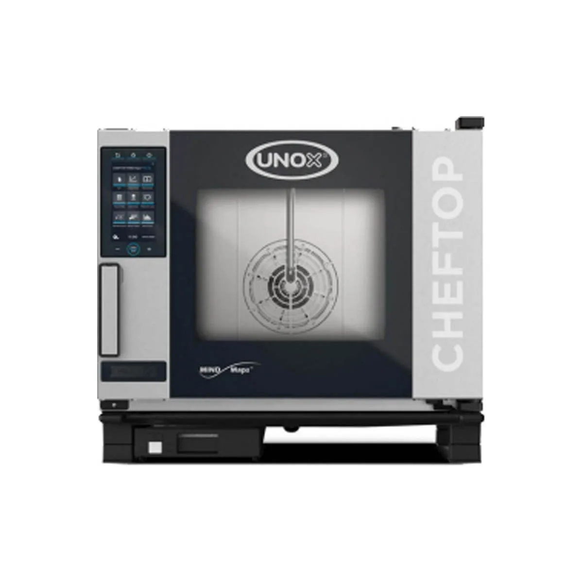 UNOX XAVC-0511-GPLM ChefTop MIND.Maps Half Size 5 Pan Gas Combi Oven w/ Touchscreen, Steam Generator, 51.183 BTU