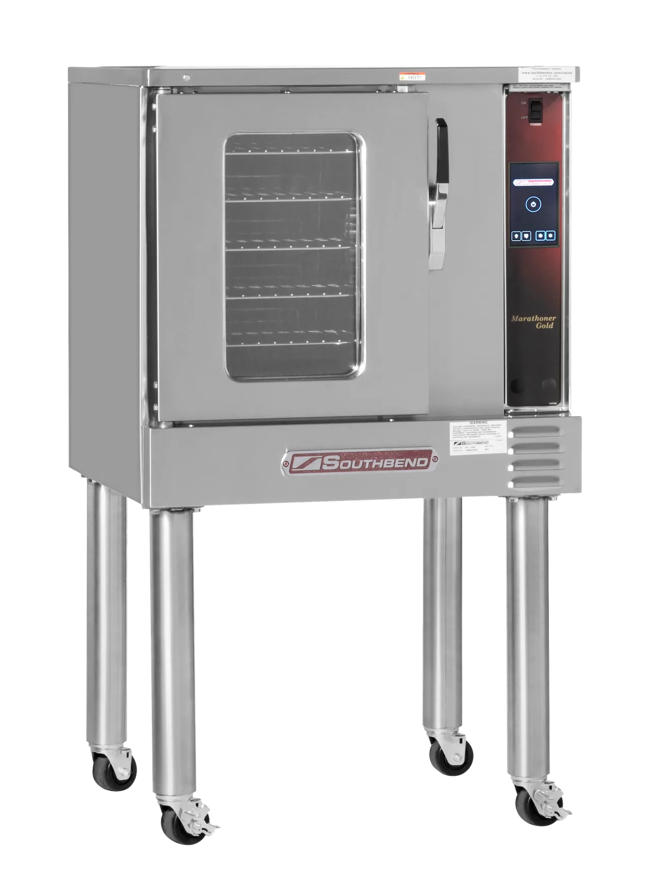 Southbend PCHE75S/T-V Ventless Single Deck Half Size Electric Convection Oven, Touch Screen Controls