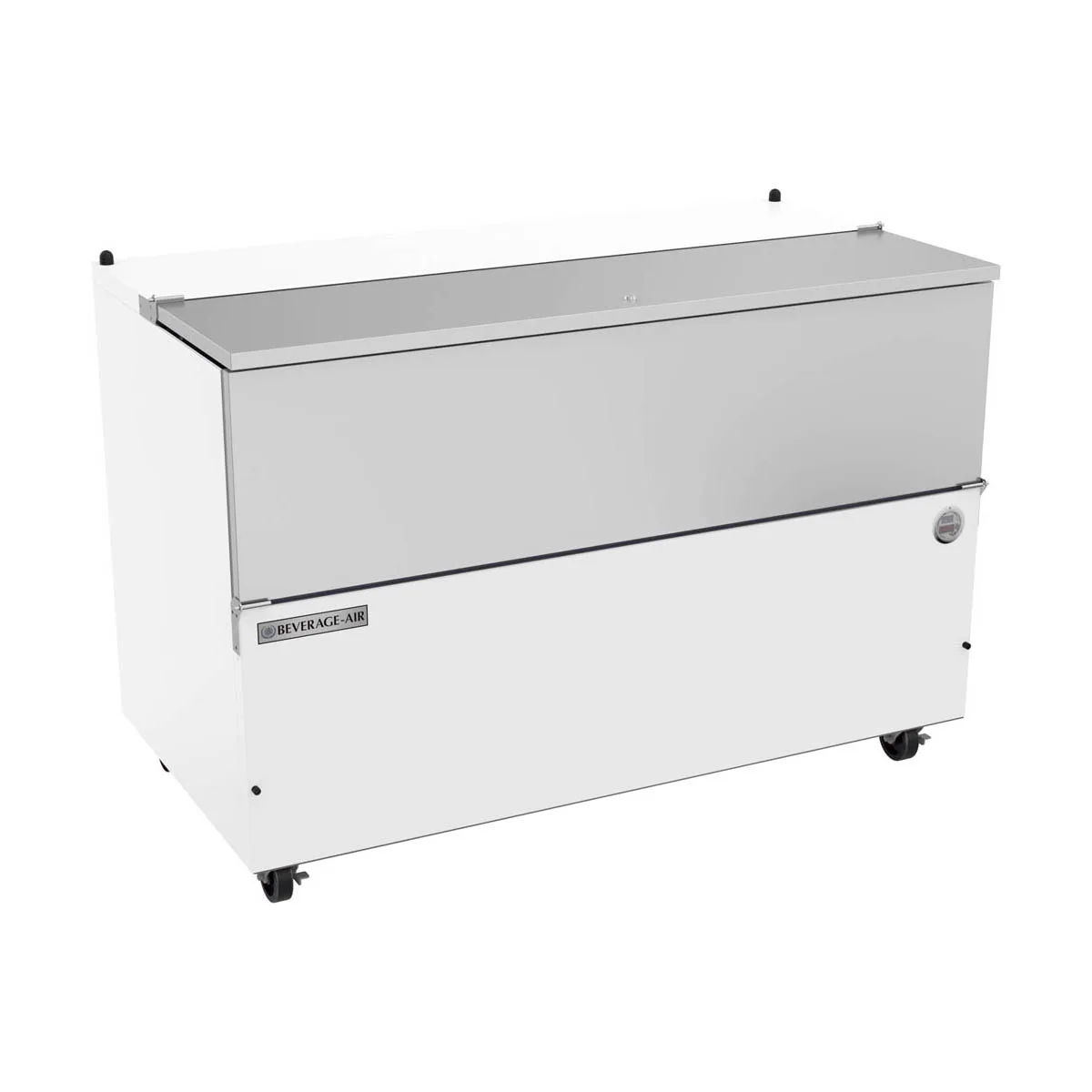 Beverage Air SM58HC-W-02 58" Single Sided Milk Cooler, Cold Wall, 16 Crates Capacity