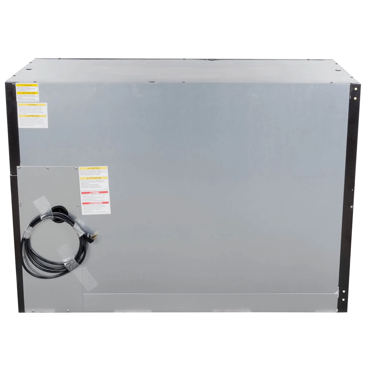 Beverage Air BB48HC-1-GS-B 48" 2 Section Black Back Bar Cooler with Glass Door