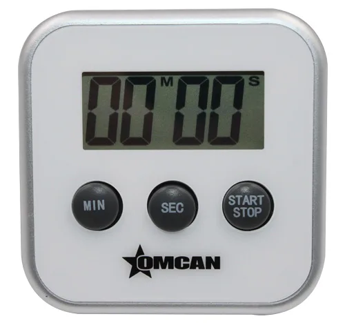 Omcan USA 47228 Digital Kitchen Timer – Minute/Second Countdown, LCD Display, 0‑99 Minute Timer