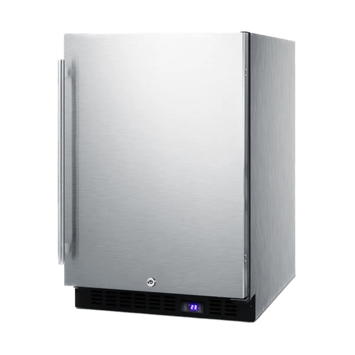 Summit SCFF53BCSS Built-in or Freestanding Undercounter Freezer, Stainless Steel, 4.7 cu. ft.