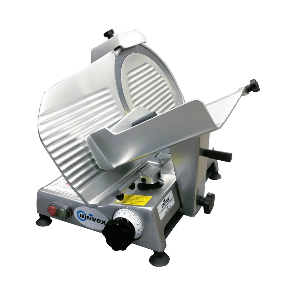 Univex 4612 Feed Meat Slicer – 12” Blade, Belt‑Driven, 0.19kW 1/4 HP Motor, 0‑½” Slice Thickness, Anodized Aluminum, NSF