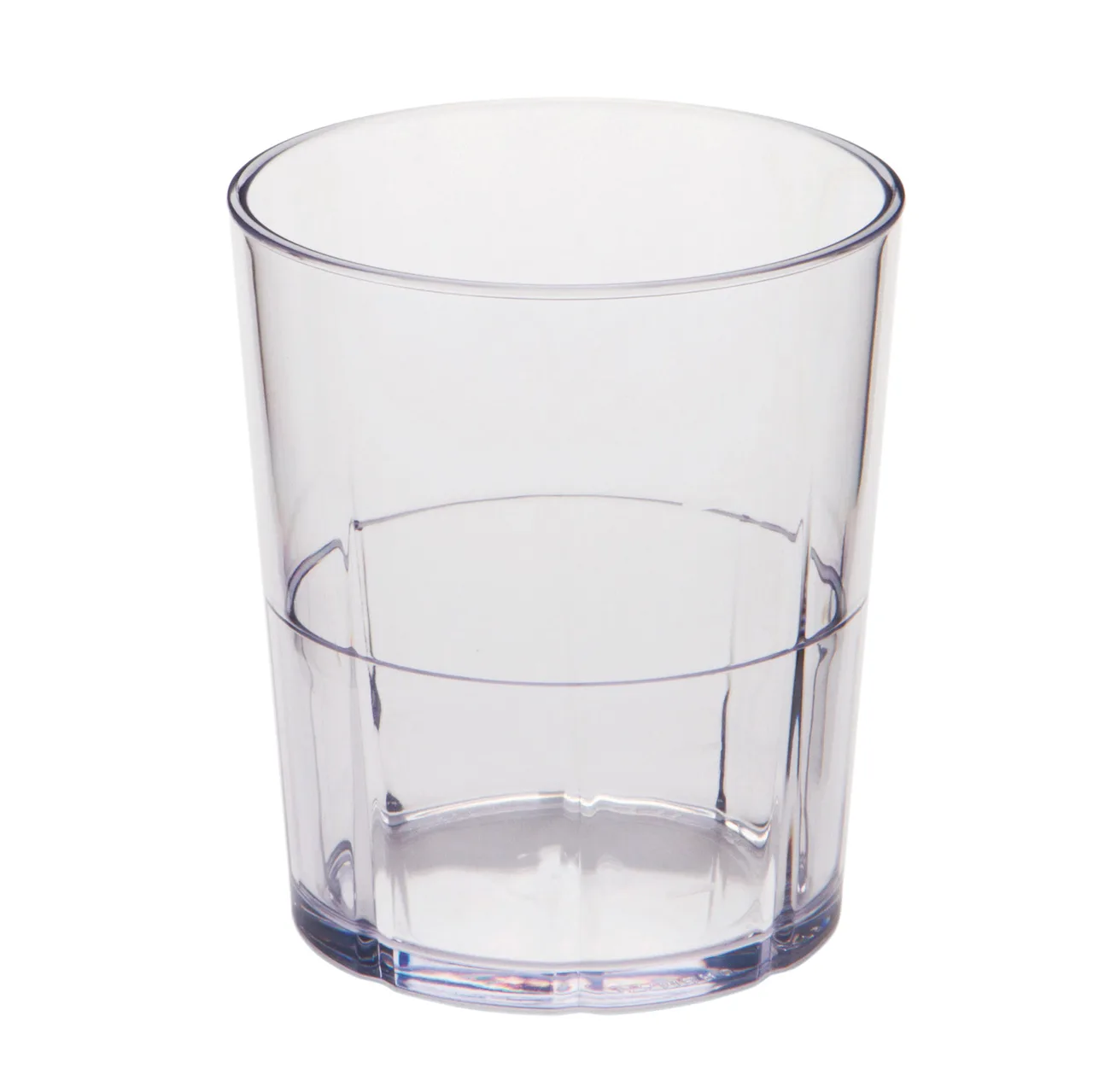 Cambro LDT9152 Lido® 9‑Oz Clear SAN Tumbler, 3‑3/16" Ø, 3‑11/16" H, Dishwasher Safe, USA Made