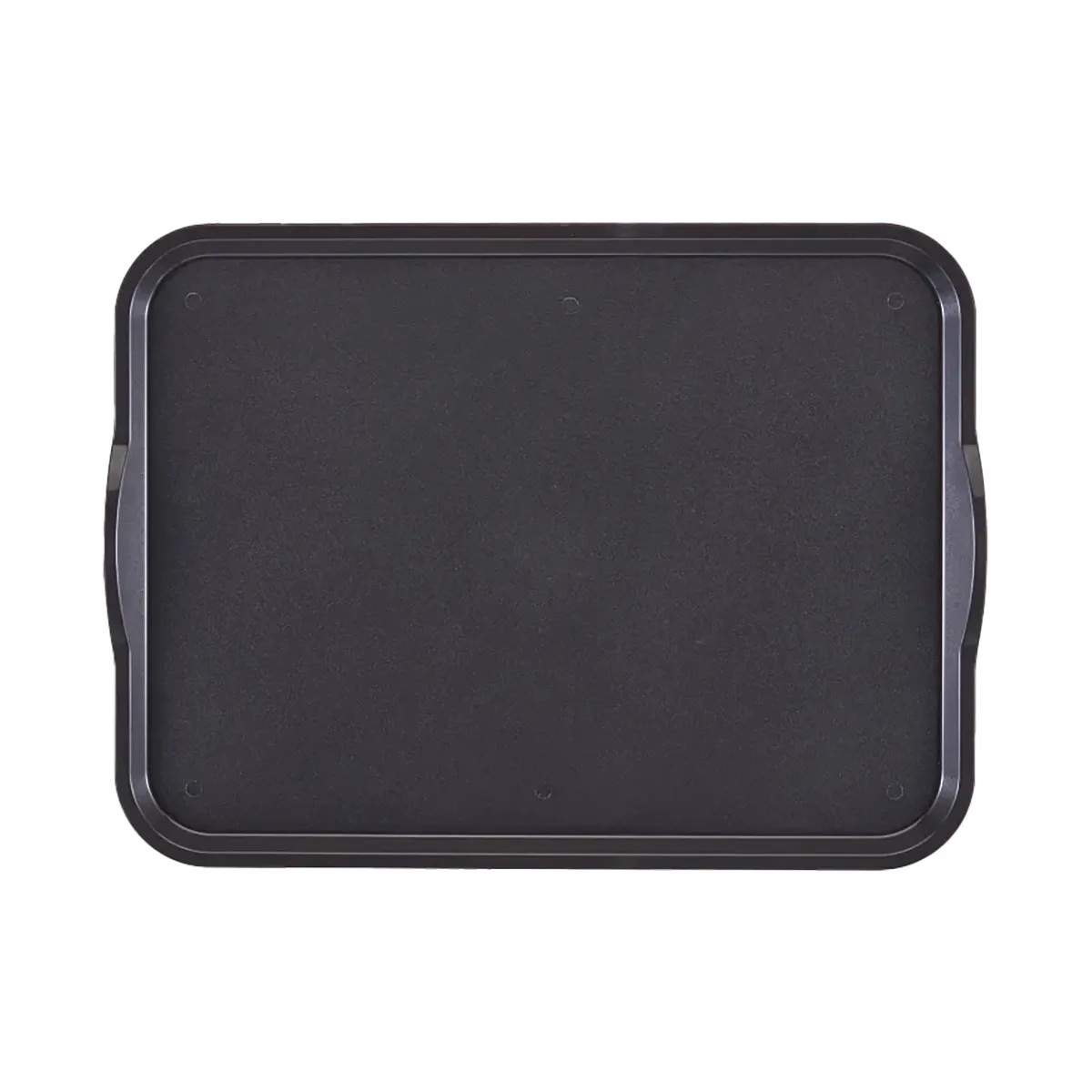 Cambro 1418CWH485 Tray, 14" x 18" Grays Plastic, Smoked Metal, Handles, Lugs, NSF, Dishwasher‑Safe