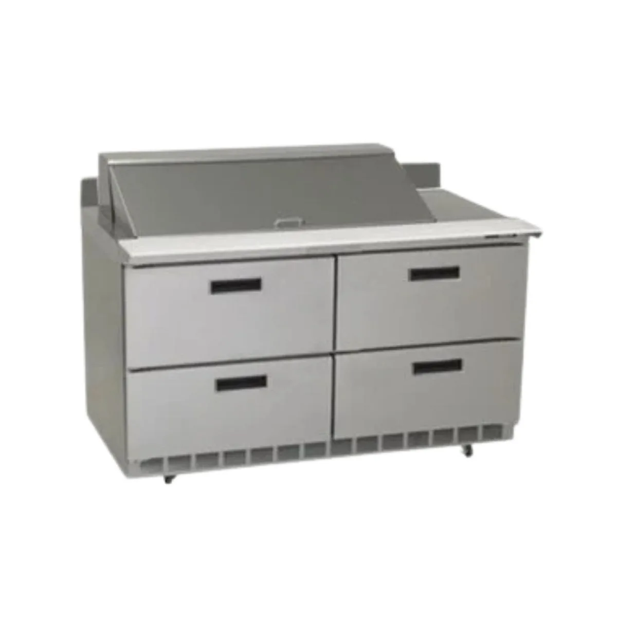 Delfield STD4460NP-18M 60" 2-Section Mega Top Sandwich and Salad Prep Table, 4 Drawers, 18 Pans
