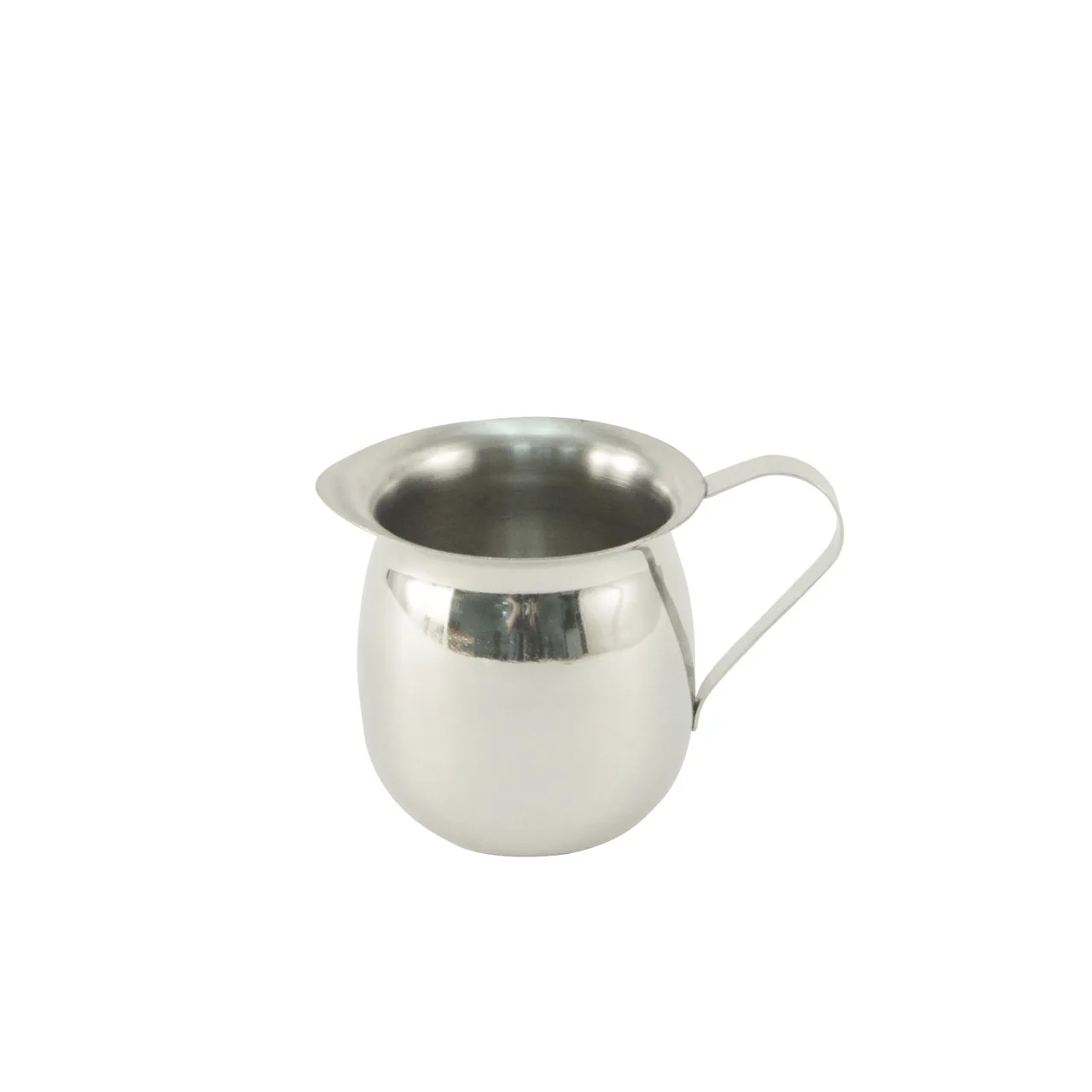 CAC China SSBC-10 Bell Creamer Pitcher, 10 Oz Stainless Steel, 9-13 Oz Capacity, Polished Finish