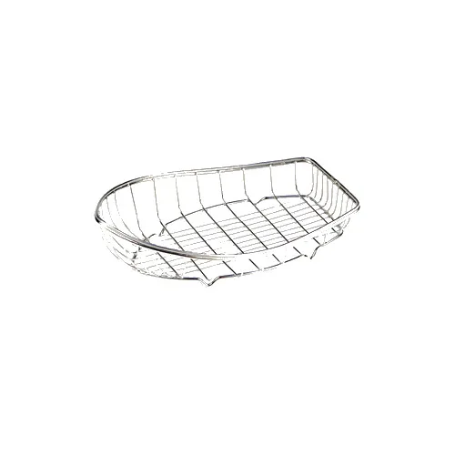 GET 4-80008 Boat Basket, 10-3/4" x 6-1/4" x 3-1/4" Stainless Steel Serving Tray for Restaurants