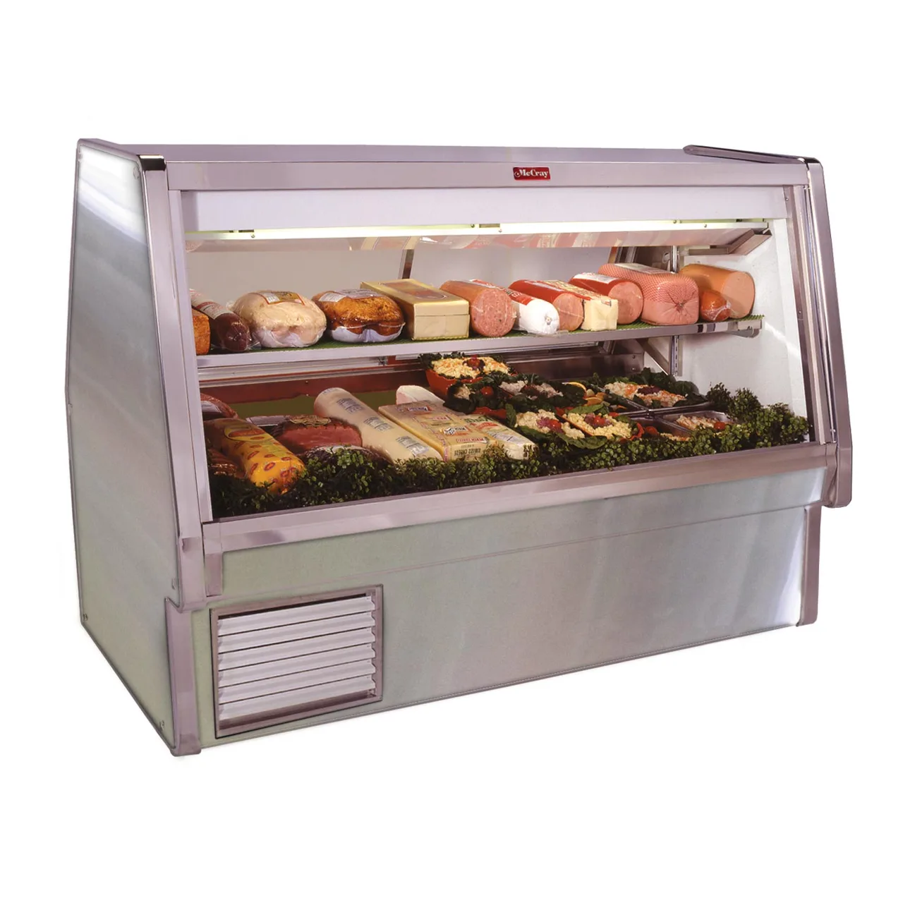 Howard-McCray SC-CDS34E-12-S-LED 149" Flat Refrigerated Deli Display Case