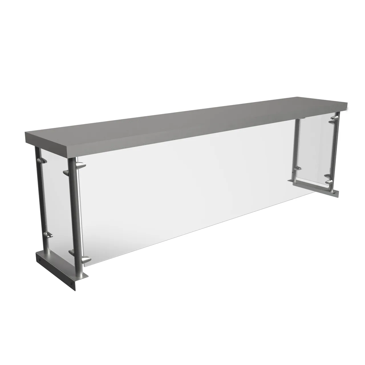 BK Resources SG-FCS-60 Sneeze Guard Overshelf, For Steam Tables