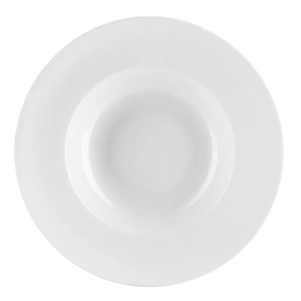 CAC China UVS-230 - Pasta Bowl, 12" Dia x 2½" H, 20 oz, Porcelain, Super White - 1 Dozen