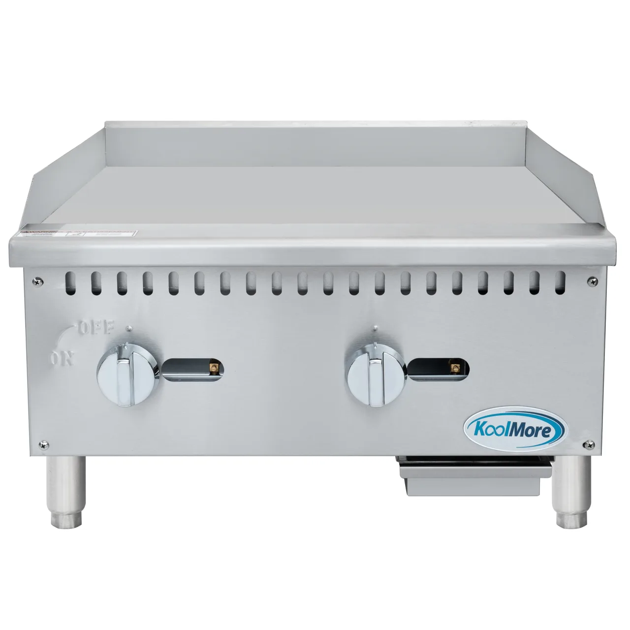 Koolmore KM-GG2-24M 23" Countertop Gas Griddle, Manual Controls, 60.000 BTU