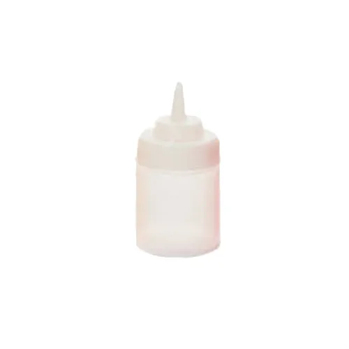 GET SB-8-CL Clear Squeeze Bottle, 8 Oz., 2-3/4"W x 5-1/8"H, Wide Mouth, Polyethylene, 1 Dozen