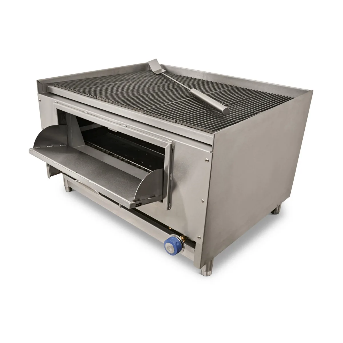 Imperial MSQ-30 30" Countertop Mesquite Wood Burning Charbroiler, 20.000 BTU