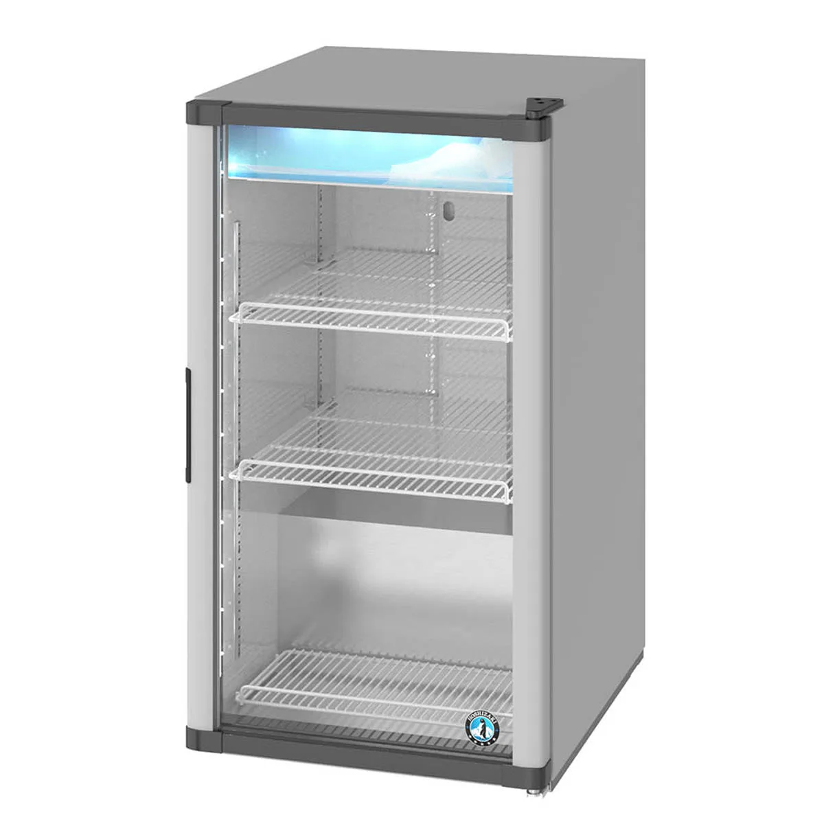 Hoshizaki RM-7-HC 21" Countertop Merchandiser Refrigerator in Silver, 5.97 cu. ft. 