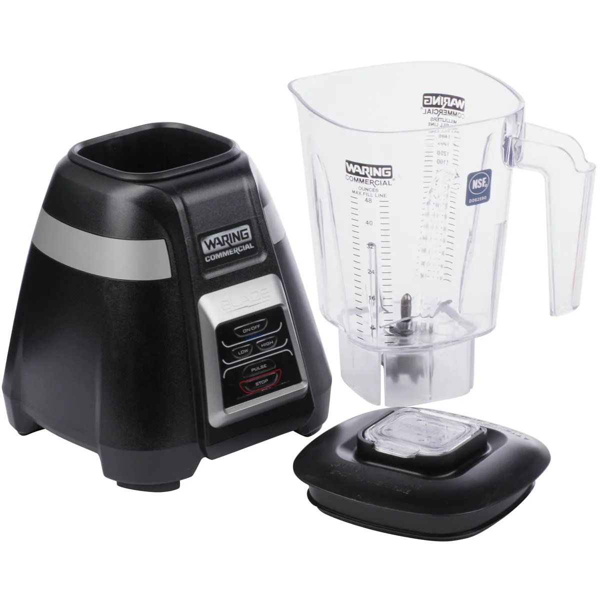 Waring BB320 Blade Bar Blender, 48-Oz. Plastic Container, 2-Speed with Pulse