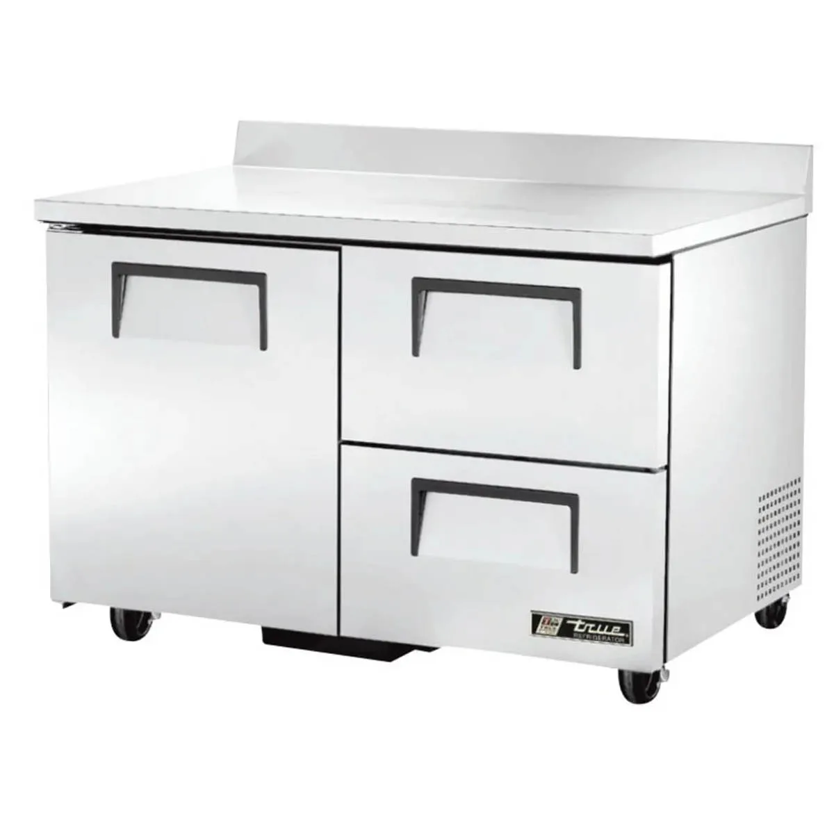 True TWT-48D-2-HC 48" 2-Section Worktop Refrigerator w/ 2 Drawers & 1 Door