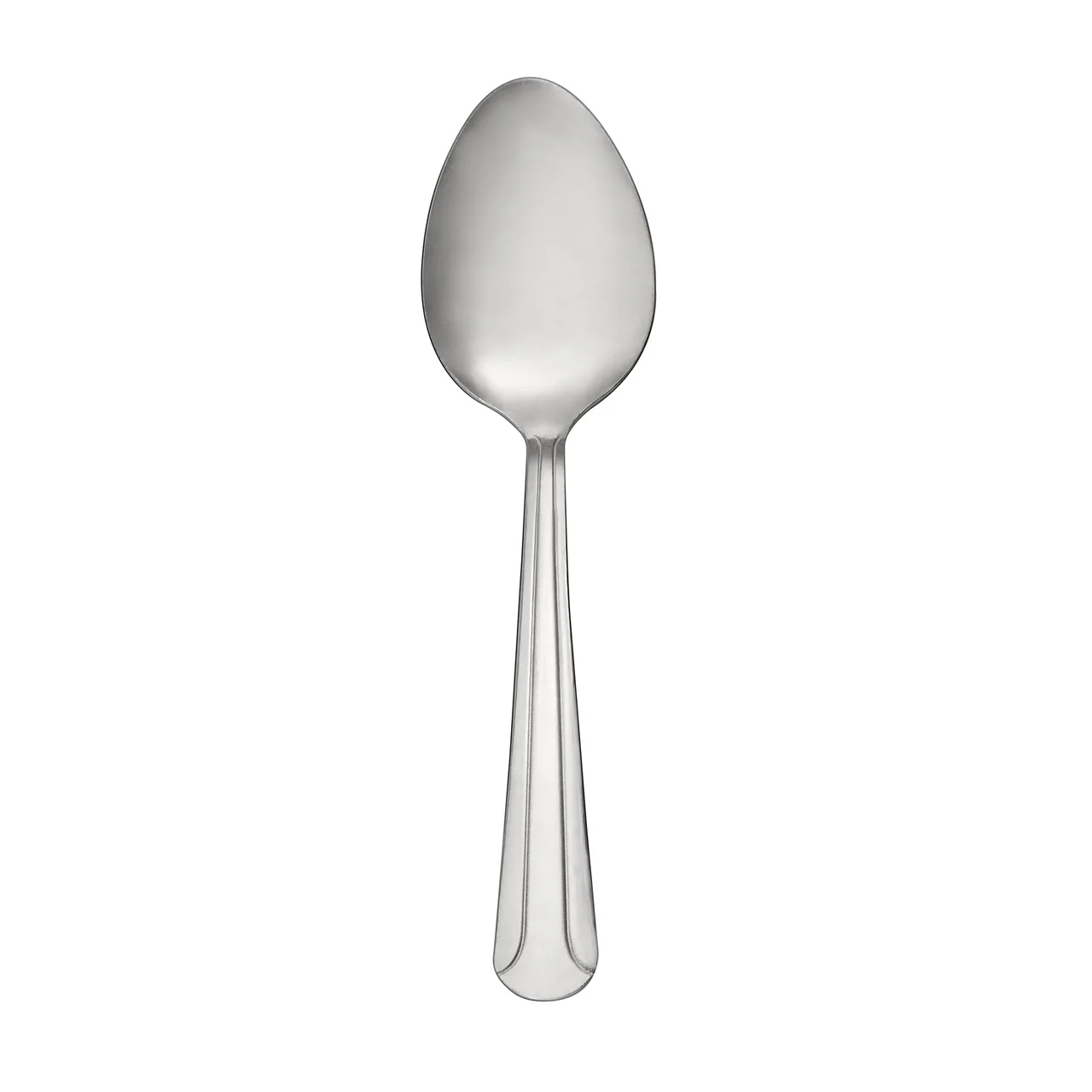 CAC China 1001-03 Dominion Dinner Spoon, 7" Length, Medium Weight, 18/0 Stainless Steel - 1 Dozen