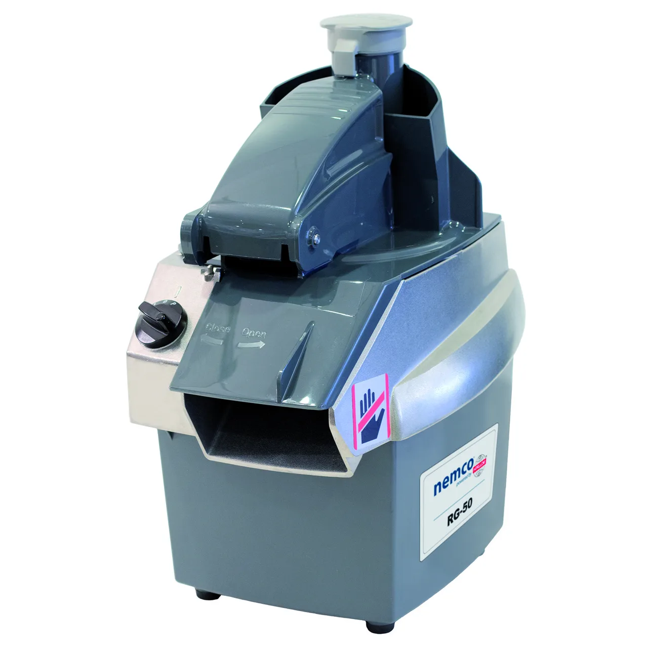 Nemco RG-50 Continuous Feed Vegetable Cutter / Food Processor, with 2 Discs, 1-1/3 hp Motor