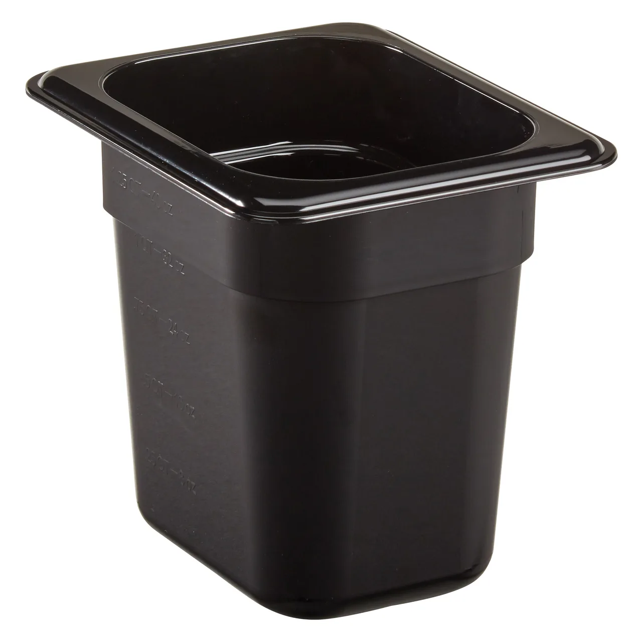 Cambro 86CW110 Food Pan - 1/8 Size, 1.5-Quart, 6" Deep Polycarbonate Black, NSF