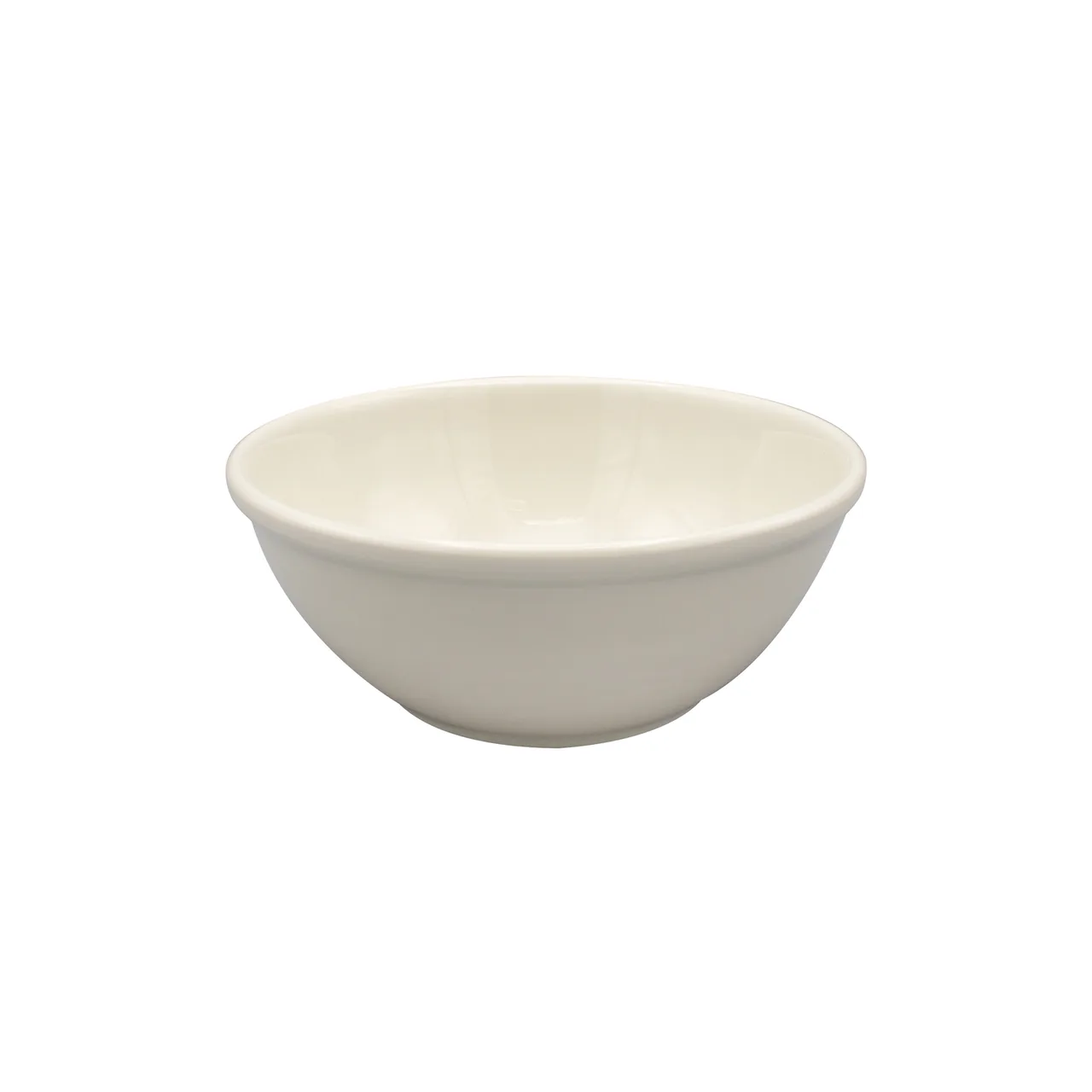 CAC China MLDRE-15 - Melamine Bowl, 5.625" W x 5.625" D x 2" H, Black/Cherry, 3/4 Qt - 1 Dozen