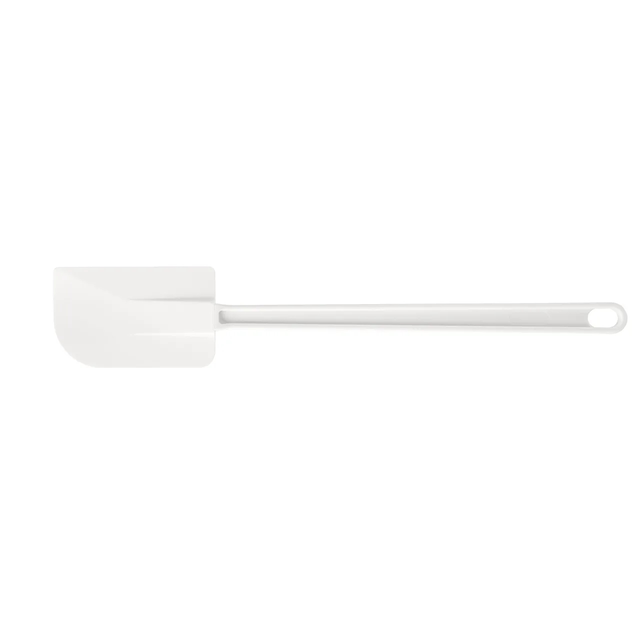 CAC China KUSF-R-16 Commercial Spatula, 16-1/4", Rubber Blade, White Handle, BPA Free