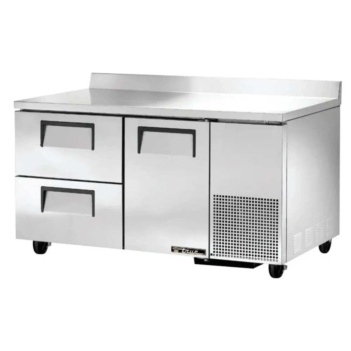 True TWT-60-32D-2-HC 60" 2-Section Worktop Refrigerator w/ 2 Drawers & 1 Door