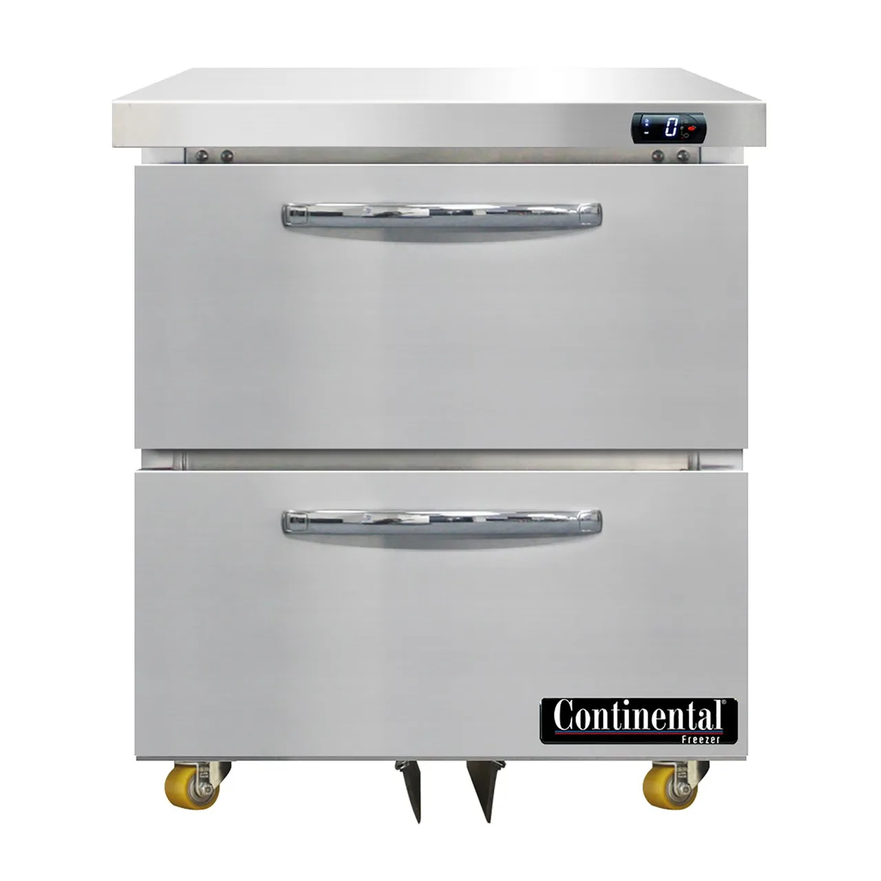 Continental Refrigerator SWF27N-U-D 27" 1-Section Undercounter Freezer w/ 2 Drawers, 7.4 cu. ft.