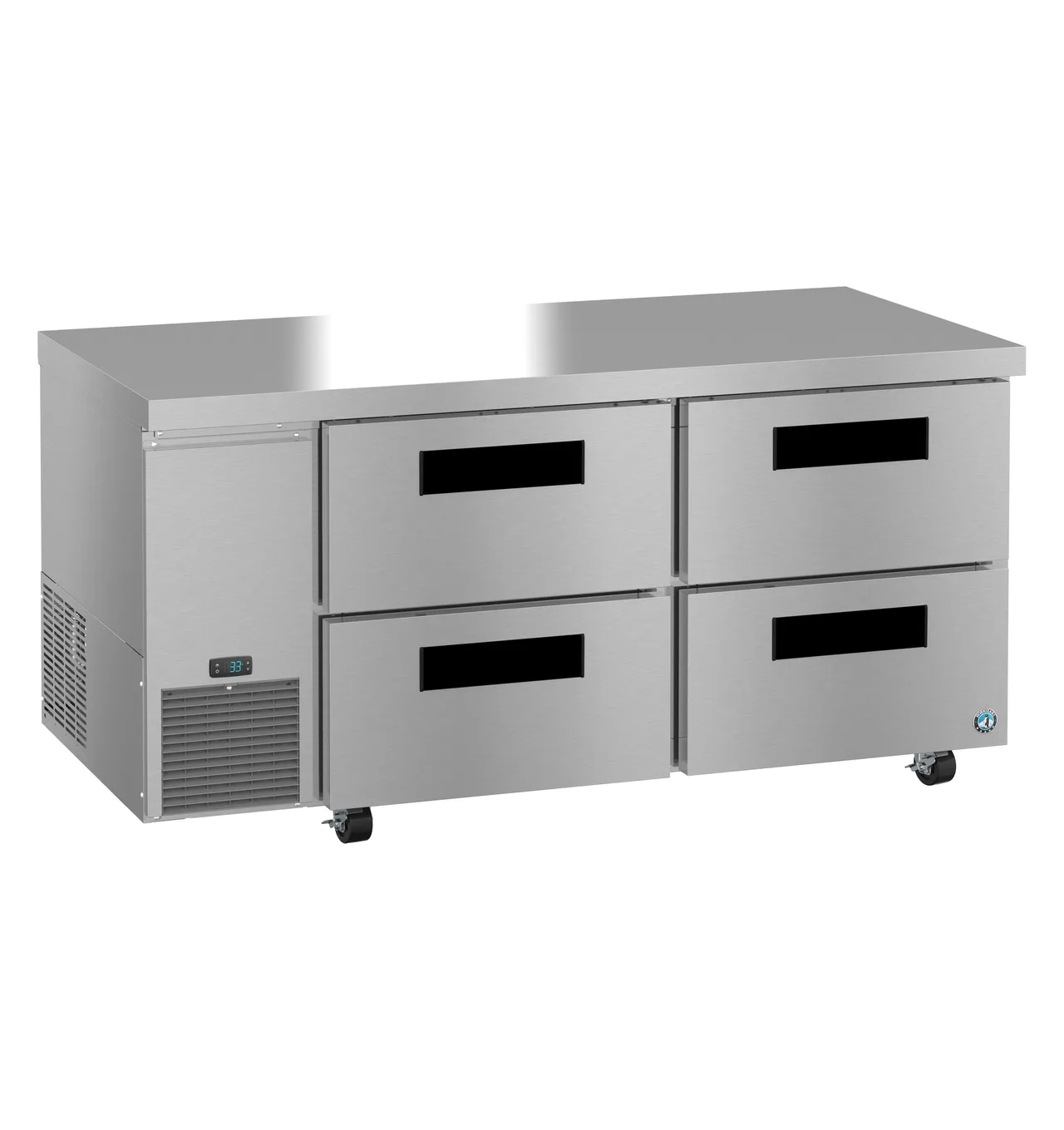 Hoshizaki ULR67B-D4 67" 4-Drawer Undercounter Refrigerator, Stainless Steel, 19.97 cu. ft.