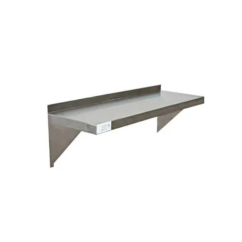 Serv-Ware SSWS1448-CWP Wall Mounted Stainless Steel Shelf - 48"W x 14"D
