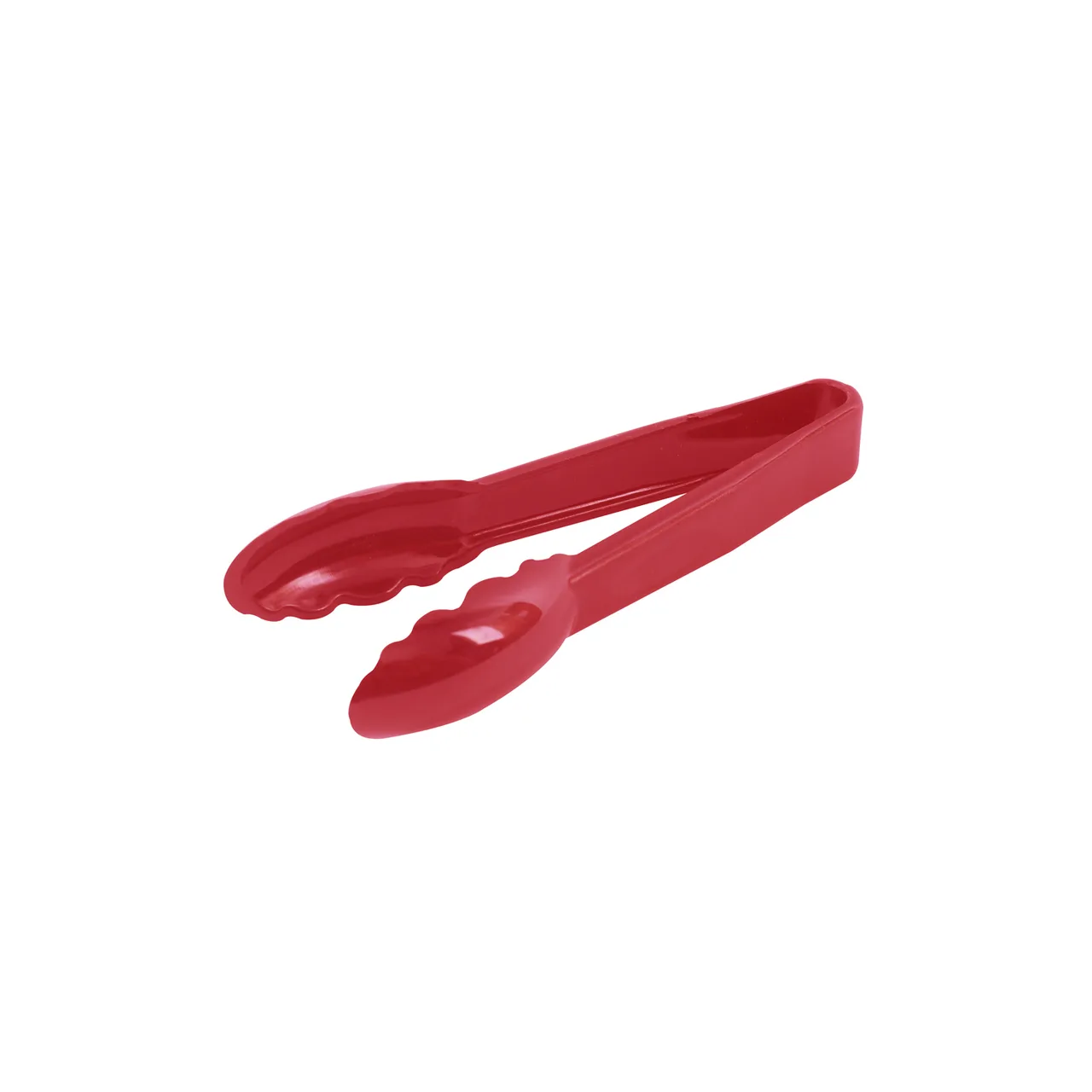 CAC China UTKU-6R Utility Tongs – 6" Length, Plastic, Red, Non‑Coated Handle