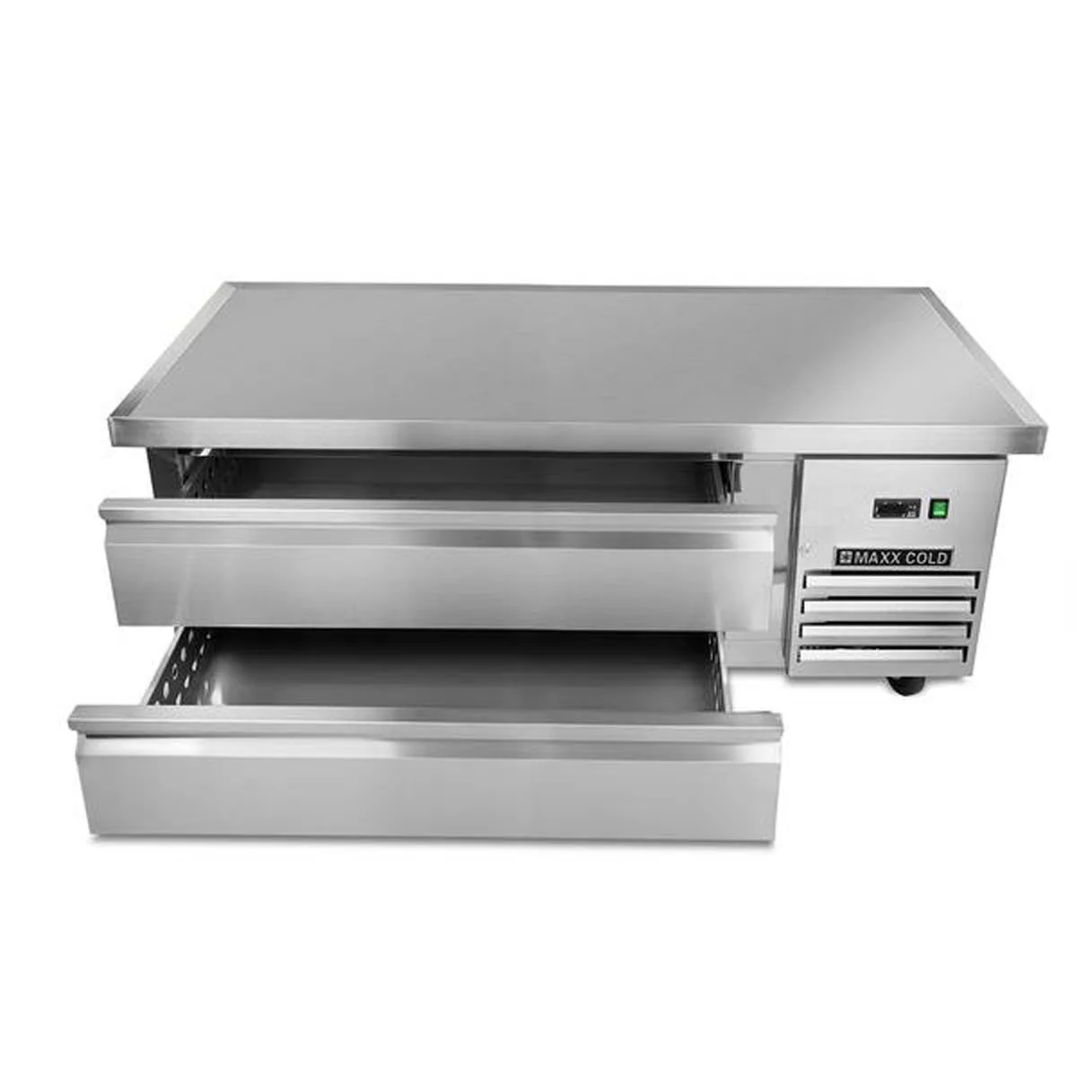 Maxx Cold MXCB60HC 62" X-Series Refrigerated Chef Base w/ 2 Drawers, 8.8 cu. ft. 