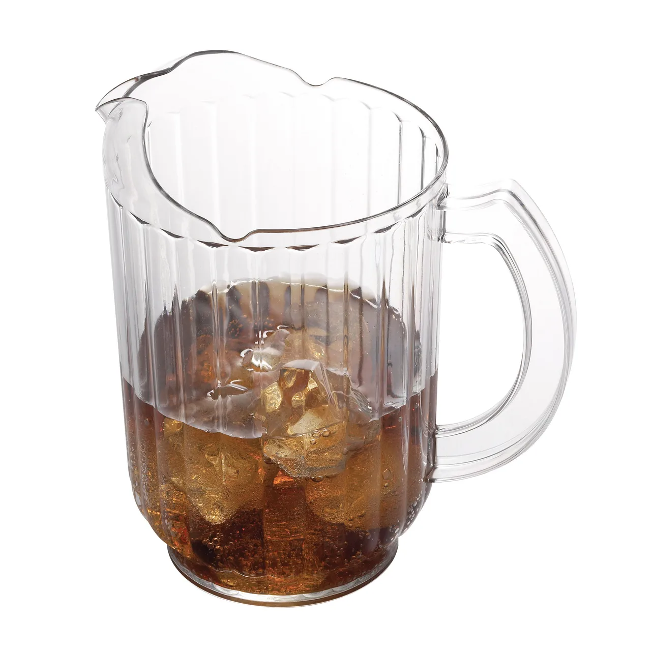 Cambro PE600CW135 Plastic Pitcher, 60 oz (7‑3/8" Dia × 7‑7/8" H), Clear, NSF, Dishwasher‑Safe, USA