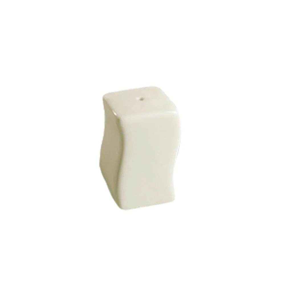 CAC China SOH-PS - Soho Pepper Shaker, 1.5" x 1.5" x 3" Ceramic, White, Dishwasher Safe - 1 Dozen