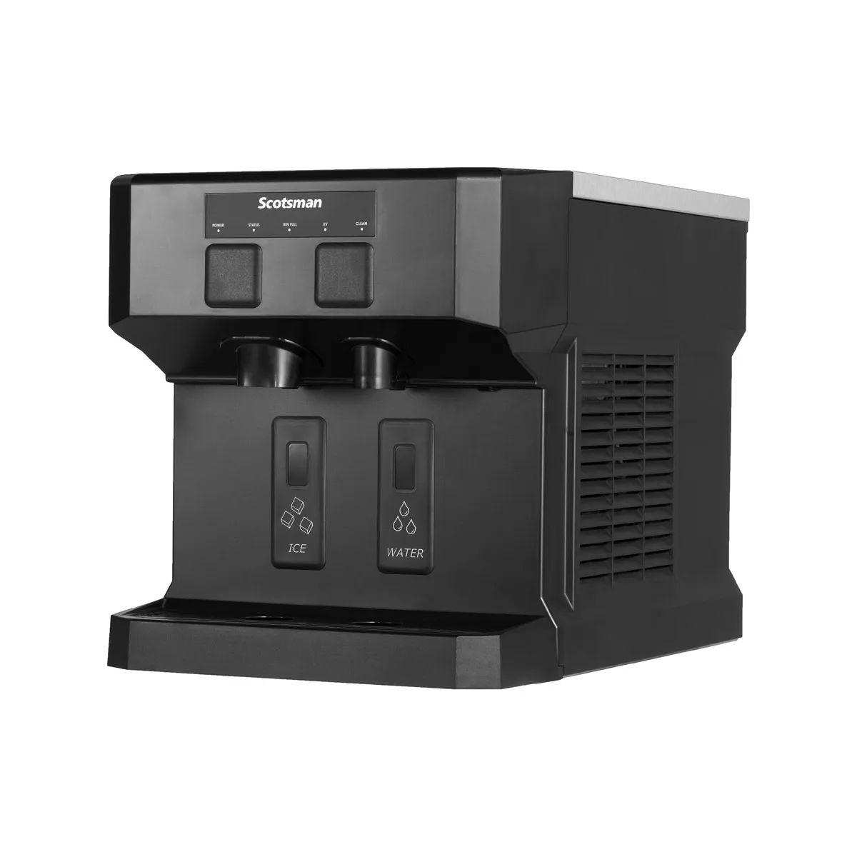 Scotsman HID207AX-1 16" Countertop Nugget 196 lb Ice & Water Dispenser, Air Cooled, 7 lb Bin