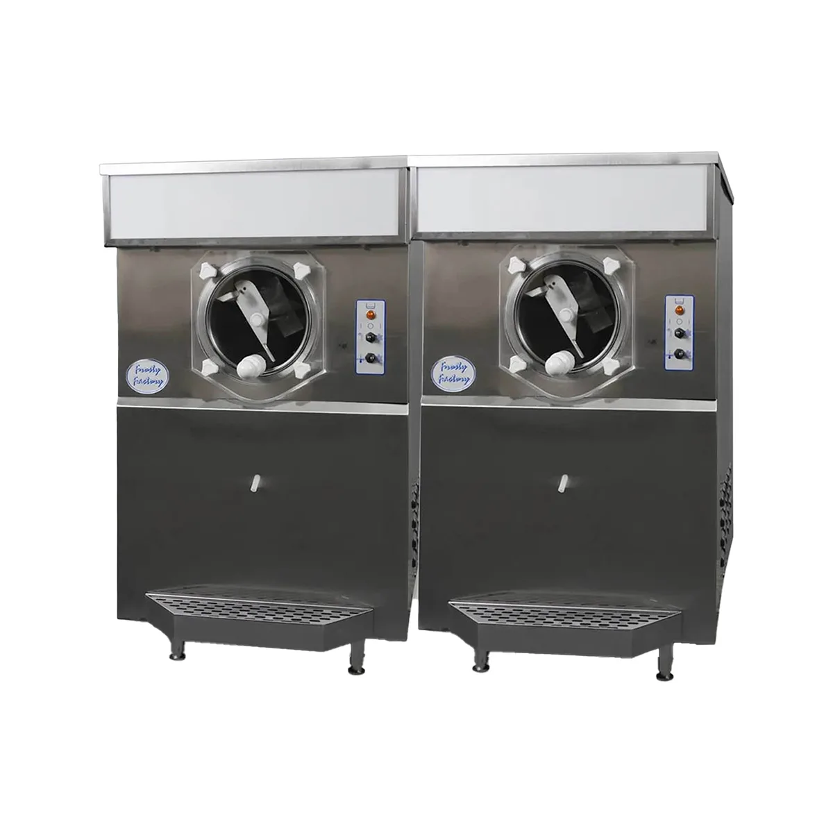 Frosty Factory 289R 2/1 Cylinder Type Frozen Drink Machine,Remote w/(2) 24qt. Hopper (2 Disp/1 Cond)